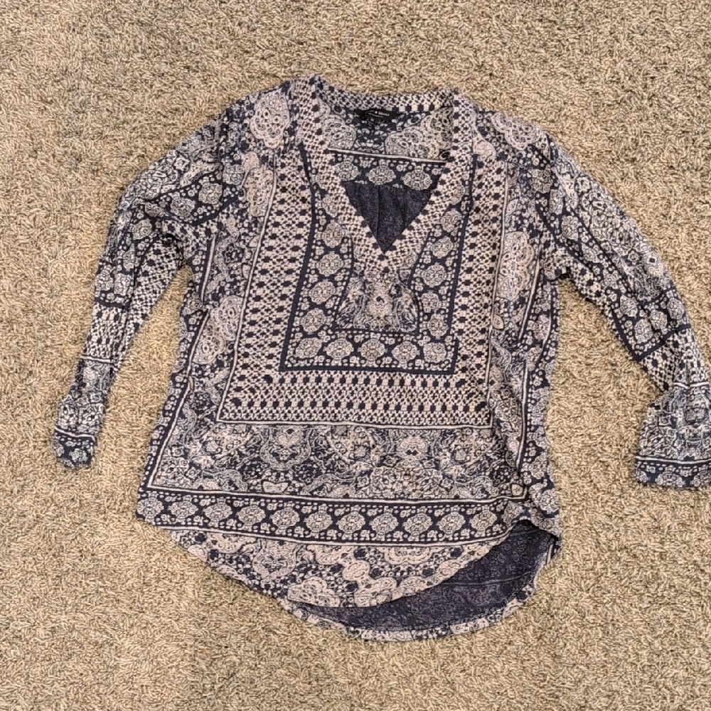 Floral Patterned Women's Top